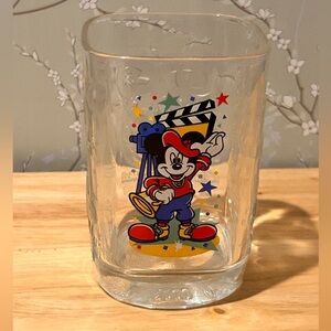 Vintage McDonald's Mickey Mouse 2000 Celebration Tumbler/ Glass-Rare